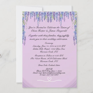 クラシック結婚式招待状 招待状