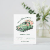 クラシック結婚車 招待状 (スタンド正面)