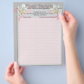 クラシック結婚Memories Guest Register Pages チラシ (手)