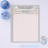 クラシック結婚Memories Guest Register Pages チラシ (シングル)