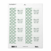 クラシック絞り込み出荷ラベル ラベル (フルシート)