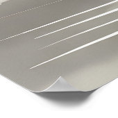 クラシック絵画の風景ロッキー川白黒 ポスター (角)