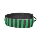 クラシック緑と黒ストライプの アスレチックヘッドバンド (右)