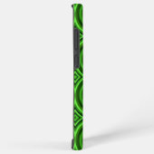 クラシック緑の渦巻き SAMSUNG GALAXYケース (右側面)