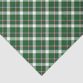 クラシック緑の赤い青の白い格子模様のチェックパターン 薄葉紙 (詳細)