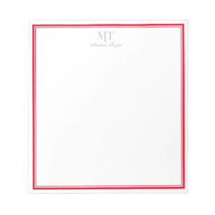 クラシック縁どパーソナライズされたNotepad ノートパッド