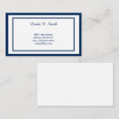 クラシック縁ど電話カード 名刺 (正面/裏面)