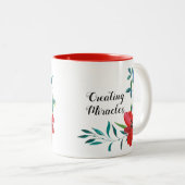 クラシック美しいマグカップ ツートーンマグカップ (正面右)