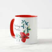 クラシック美しいマグカップ マグカップ (正面左)