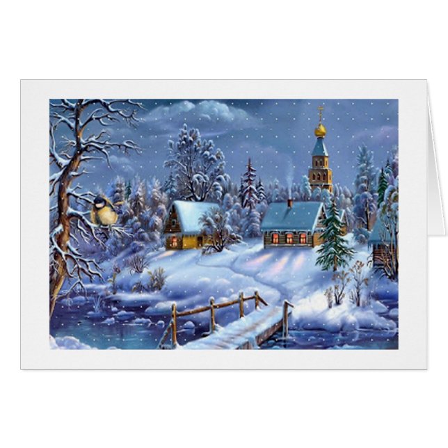 クラシック美しいヴィンテージのクリスマス写真 (正面横)