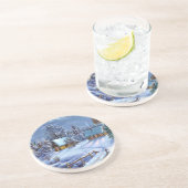 クラシック美しいヴィンテージのクリスマス写真 コースター (側面)