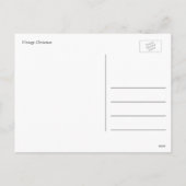 クラシック美しいヴィンテージのクリスマス写真 シーズンポストカード (裏面)