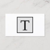 クラシック考え業務リーダー名刺 名刺 (裏面)