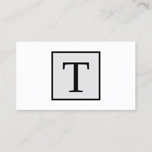 クラシック考え業務リーダー名刺 名刺 (裏面)