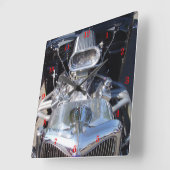 クラシック自動車の壁時計 スクエア壁時計 (傾斜)