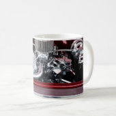 クラシック自動車エンジン コーヒーマグカップ (正面右)