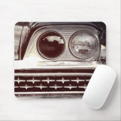 クラシック自動車ヘッドライト マウスパッド (マウス)