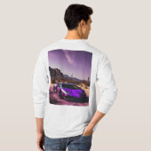 クラシック自動車Tシャツ – 自動車に最適 Tシャツ (裏面フル)