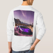 クラシック自動車Tシャツ – 自動車に最適 Tシャツ (裏面)