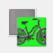クラシック自転車・ラインスケッチ製品 マグネット (正面/裏面)
