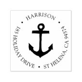 クラシック航海のいかり差出人住所 セルフインキングスタンプ (デザイン)