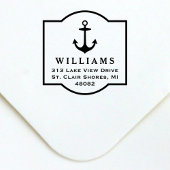 クラシック航海のいかり枠差出人住所 セルフインキングスタンプ