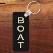 クラシック航海のいかり+ロープ |キーチェーン キーホルダー (裏面)