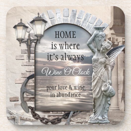 クラシック航海のイタリアンワインコースター コースター (正面)