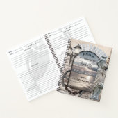 クラシック航海のイタリアン魚介類レシピ ノートブック (内部)