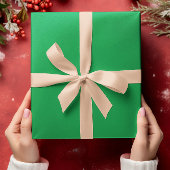 クラシック色 – 明るい緑無地の転が-  ラッピングペーパー