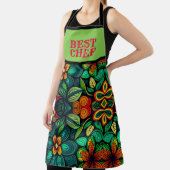 クラシック花のドードル最高のアート エプロン (インサイチュ)