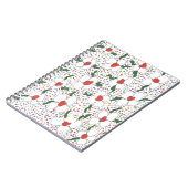 クラシック花の模様 ノートブック (左側)