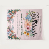 クラシック花園卒業 タペストリー (正面(横))