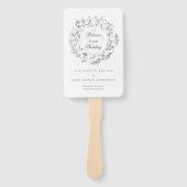 クラシック花模様結婚ズ ハンドファン (正面)