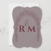 クラシック花結婚門 (裏面)