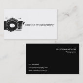 クラシック芸術的白黒 名刺 (正面/裏面)