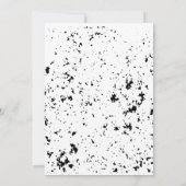 クラシック茶ポットかわいらしフローラつる植物ブライダルシャワー 招待状 (裏面)