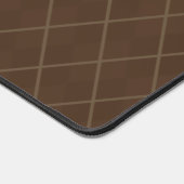 クラシック茶色のアーガイルデスクマットギフト デスクマット (コーナー)