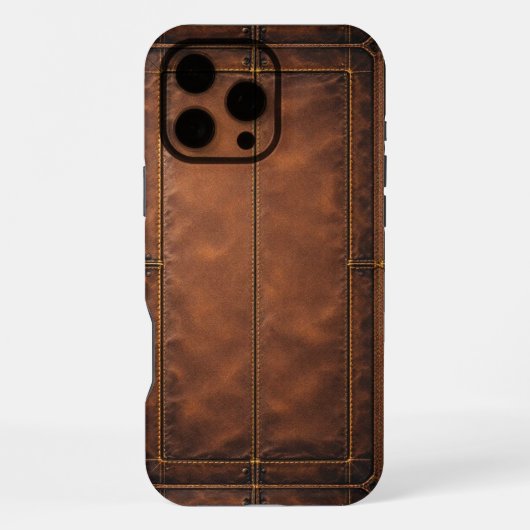 クラシック茶革 iPhoneケース (裏面)