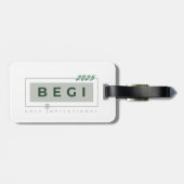 クラシック荷物タグ ラゲッジタグ (裏面横)