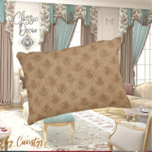 クラシック華美エンブレムブラウンタウペリネン