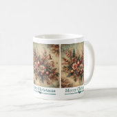 クラシック華美クリスマス コーヒーマグカップ (正面右)
