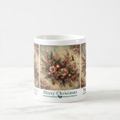 クラシック華美クリスマス コーヒーマグカップ (中央)