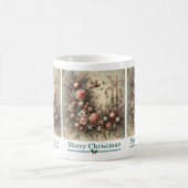 クラシック華美クリスマス コーヒーマグカップ (中央)