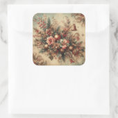 クラシック華美クリスマス スクエアシール (バッグ)