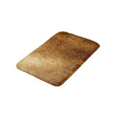 クラシック華美金ゴールド金属プレート バスマット (アングル)