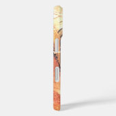 クラシック蒸気ロコ、トラック上にあなたのモノグラム Case-Mate iPhoneケース (裏面 / 右)