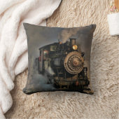 クラシック蒸気機関 クッション (ブランケット)