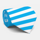 クラシック薄い青ストライプの ネクタイ (ロール)