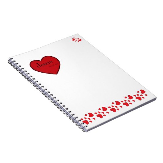 クラシック螺旋のノートイエスは私の主！ ノートブック (右側)